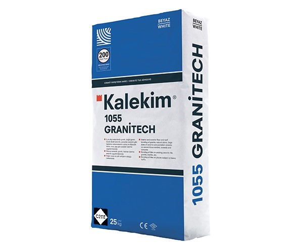 1055 GRANITECH Клей для тяжелых плит C2TE для внутренних и фасадных работ
