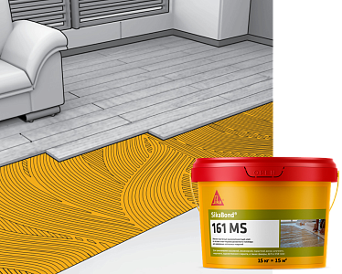 SikaBond ® 161 MS - однокомпонентный жестко-эластичный клей для деревянных напольных покрытий