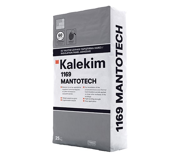 1169 MANTOTECH Клей для теплоизоляционных плит фасадный цементный