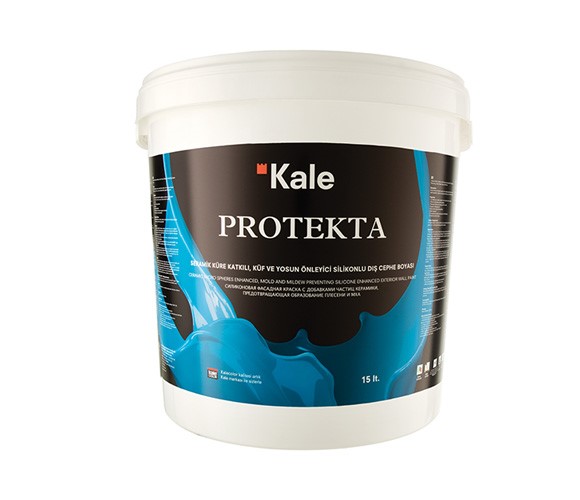 PROTEKTA Фасадная матовая силиконовая краска с керамическими частицами для минеральных поверхностей