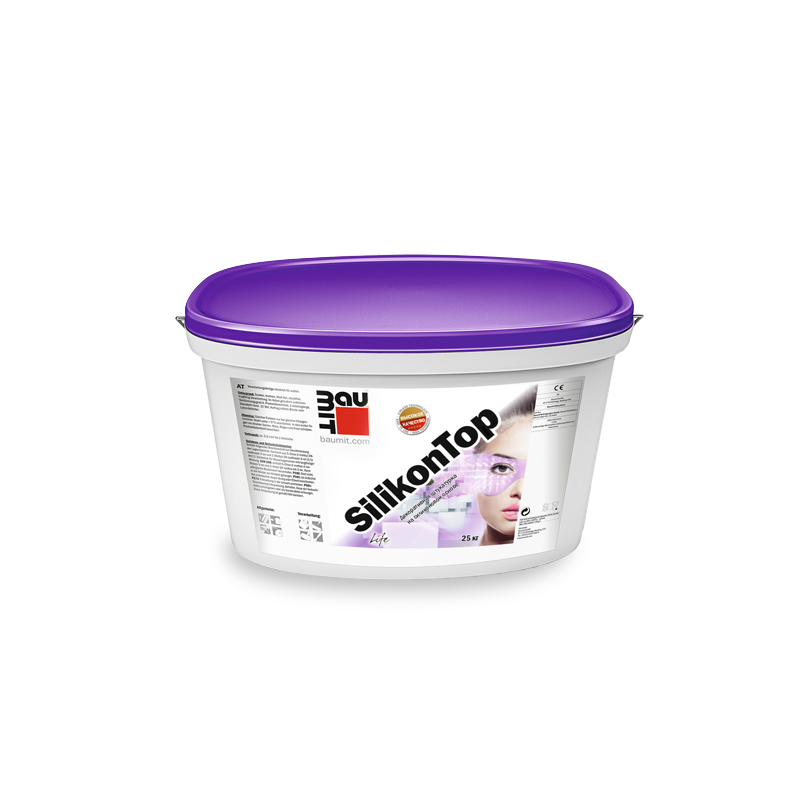Штукатурка Baumit SilikonTop - декоративная силиконовая для фасадных и внутренних работ