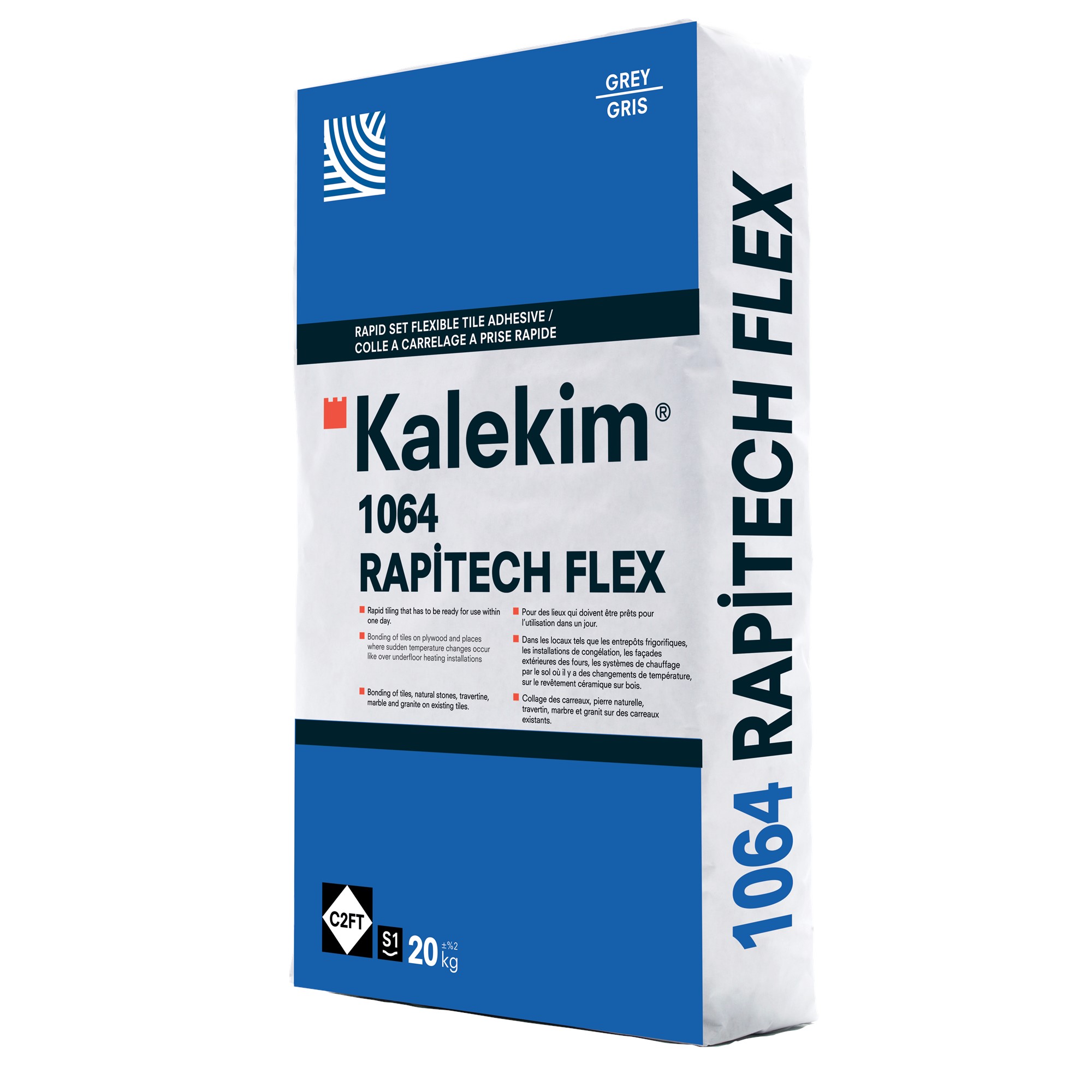 1064 RAPITECH FLEX Клей для плитки быстросохнущий гибкий C2FT S1