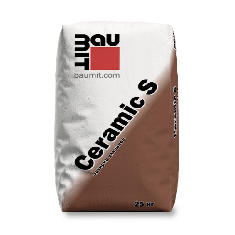 Затирка для швов Ceramic S цементная эластичная для внутренних и наружных работ