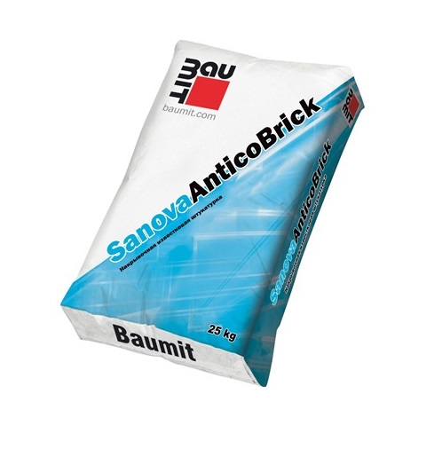 Кладочный раствор Baumit Sanova AnticoBrick M25 для реставрации и кирпичной кладки