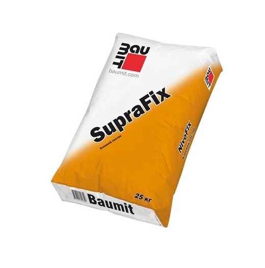 Клеевой состав Baumit SupraFix для теплоизоляционных плит из пенополистирола и минеральной ваты