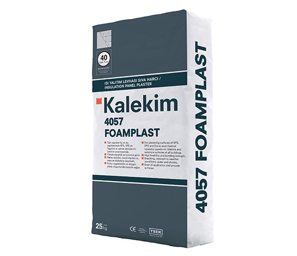 4057 FOAMPLAST Цементный клей-штукатурка для теплоизоляционных систем